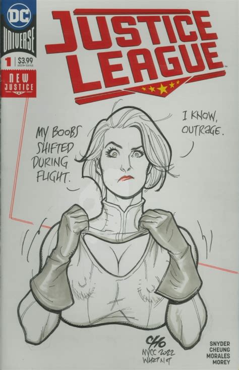 Power Girl Boobs Shifted During Flight Frank Cho In Aidz Tohs