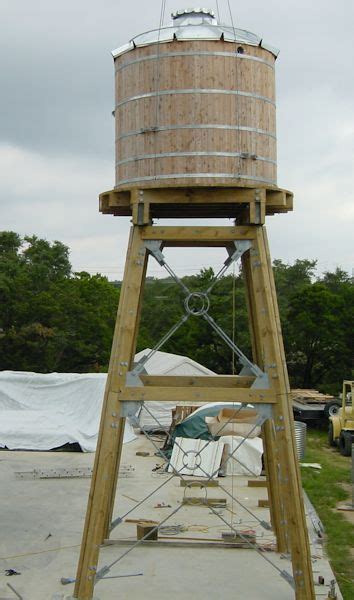 Wood Water Storage Tanks With Wood Or Steel Tower Water Storage Tanks