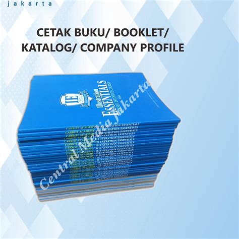 Jual Cetak Buku Booklet Katalog Company Profile Print Custom Sesuai
