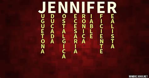 Que Significa Jennifer Qué Significa Mi Nombre