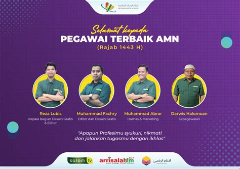 Pegawai Terbaik Amn Rajab 1443 H Salam Televisi