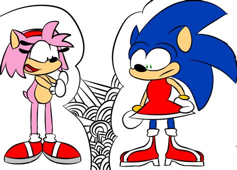 Sonic And Amy Clothing Swap Rsonicthehedgehog