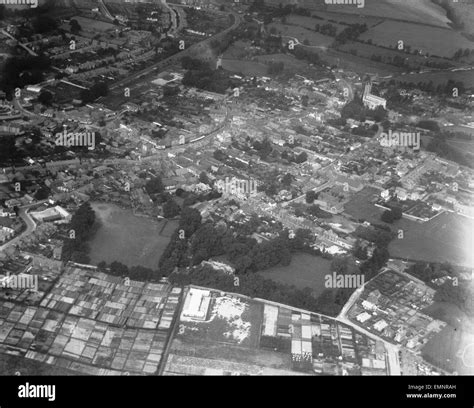 Aerial View Of Andover Stock Photo Alamy