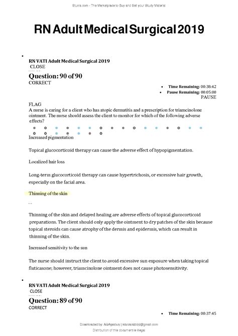 SOLUTION: Ati rn adult medical surgical proctored exam 2019 - Studypool