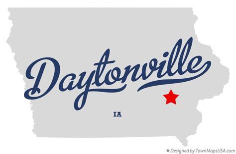 Map Of Daytonville Ia Iowa