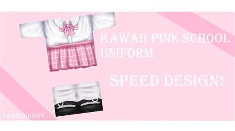Roblox Speed Design Kawaii Pink School Uniform Youtube