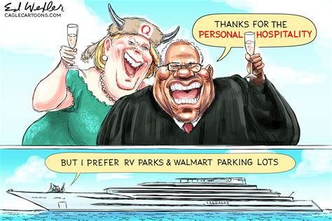 5 Unethically Funny Cartoons About Clarence Thomas The Week