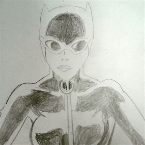 Catwoman Dc Animated Feature Fan Art Pencil Drawingmypencilartwork
