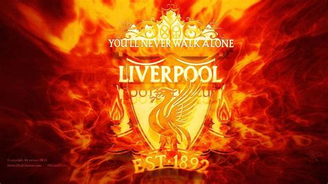Liverpool Logo 3d Fire Version Hd Wallpaper Pxfuel