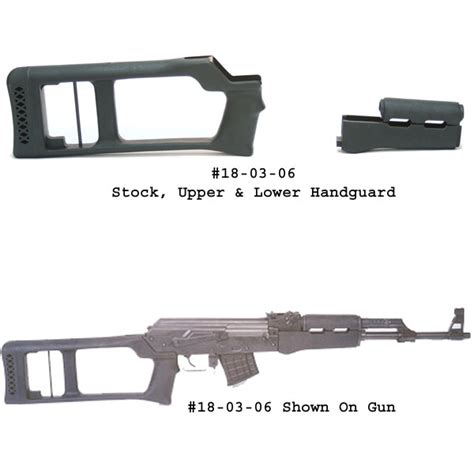 Choate Mak 90 Ak 47 Dragunov Stock And Upper And Lower Handguard For