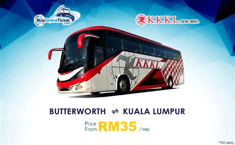 If you travel with an airplane (which has average speed of 560 miles) from kuala lumpur to butterworth, it takes 0.32 hours to arrive. KKKL Bus from Butterworth to Kuala Lumpur