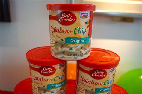 Rainbow Chip Frosting is coming back! | Rainbow chip frosting, Frosting, Chips