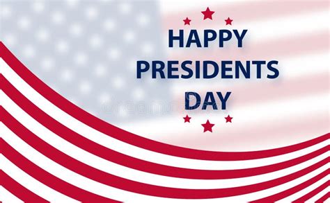 Happy Presidents Day Background Template United States Happy President