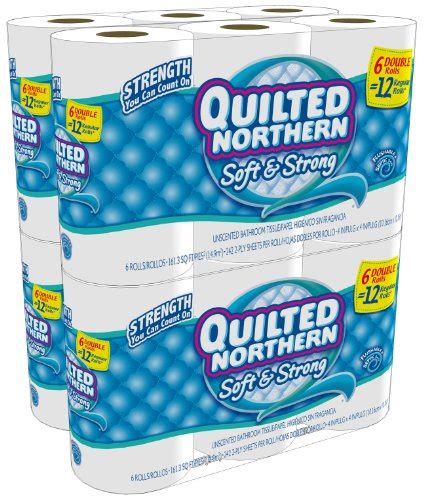 Quilted Northern Soft And Strong Double Rolls 4 Packs Of 6 Double