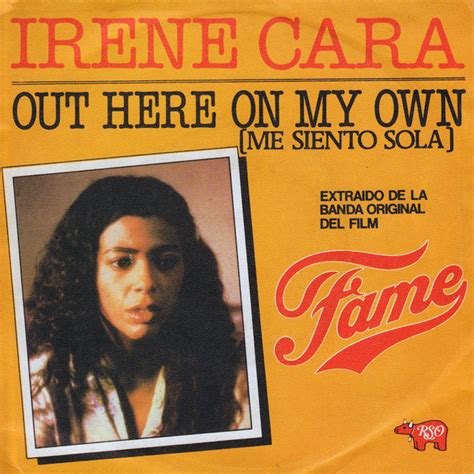 Irene Cara Out Here On My Own Me Siento Sola 1981 Vinyl Discogs