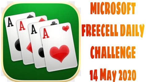 Microsoft Solitaire Collection Daily Challenge Easy 14 May 2020