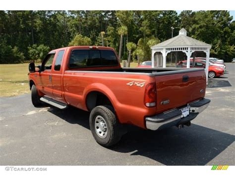 2001 Bright Amber Metallic Ford F350 Super Duty Xlt Supercab 4x4