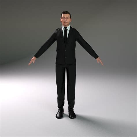 Business Man 3d Model Rigged Animated Max Fbx Ma Mb Tga 8 Model 3d