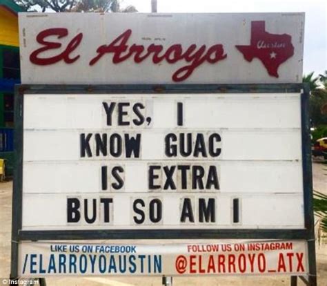 Mexican Restaurant In Austin Earns Fame For Funny Signs Daily Mail Online