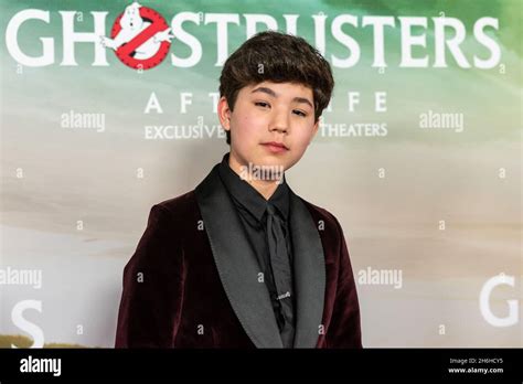 New York, USA. 15th Nov, 2021. Actor Logan Kim attends the premiere of