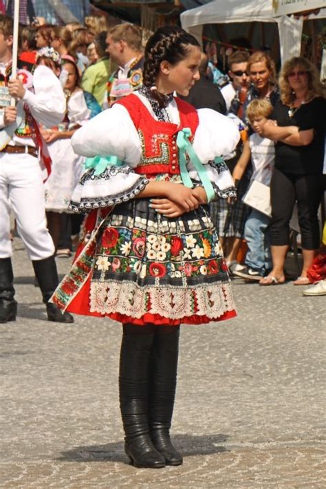 Vřesovický Kroj Slovácký Rok Kyjov European Costumes Traditional