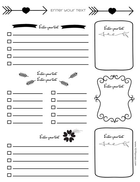 Customizable Bullet Journal Printables