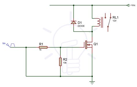 Electronic Relay Switch Circuit Npn Pnp N And P Channel