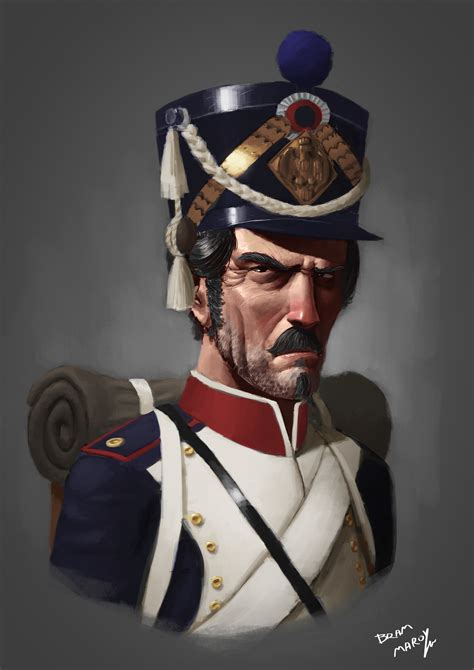 Artstation French Napoleonic Soldier Portrait
