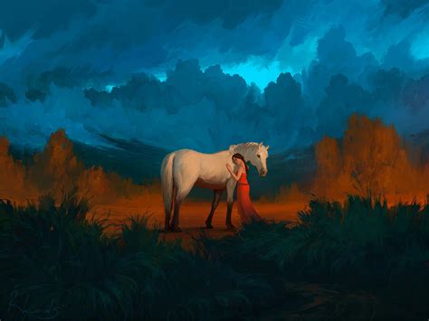 Digital Art Artwork Painting Horse Wallpapers Hd Desktop And