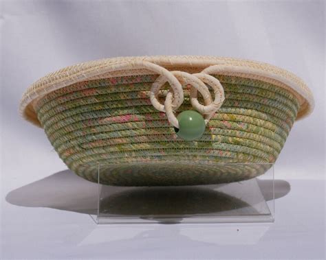 Rope Bowl Pattern Rolled Rim Bowl Pdf Clothesline Etsy