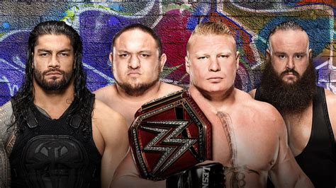 Universal Champion Brock Lesnar Vs Roman Reigns Vs Samoa Joe Vs