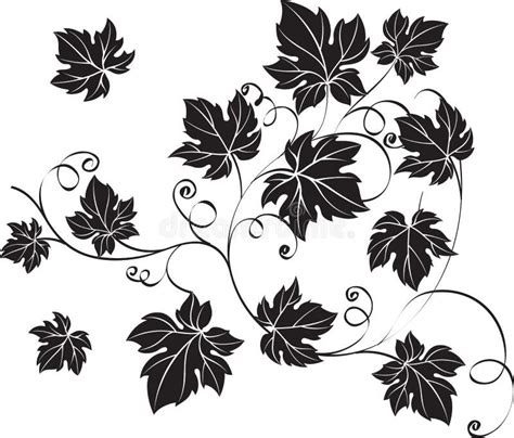 Leaves And Vines Pattern Stock Illustration Illustration Of Fancy