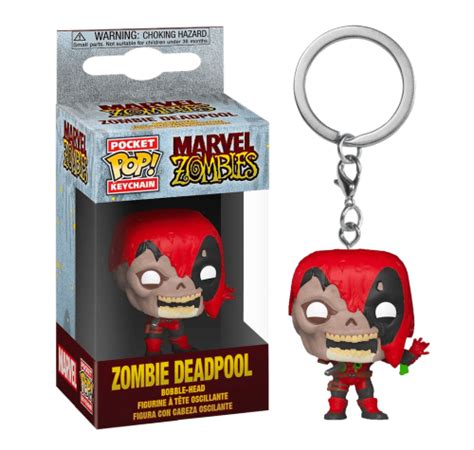 Фигурка Дэдпул зомби брелок Deadpool Zombie Keychain — Funko Pop