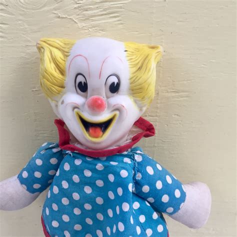 Vintage Bozo The Clown Doll Vintage Knickerbocker Clown Doll Vintage