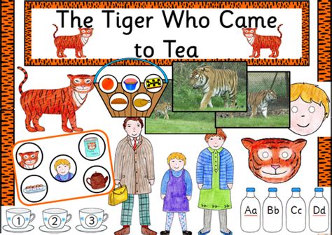 The Tiger Who Came To Tea Story Sack Resources Teaching Resources