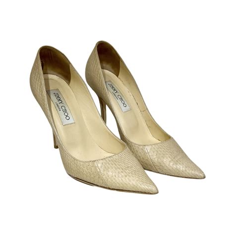 JIMMY CHOO Matte Elaph Pumps In Nude More Than You Can Imagine