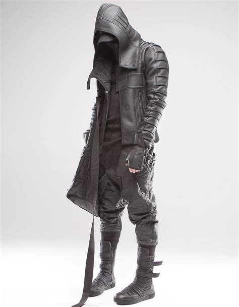 Jacket Key Code Cyberpunk Clothes Dystopian Fashion Men Fashion Casual Outfits