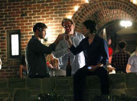 Photos From Behind The Scenes Of The Vampire Diaries Third Season E