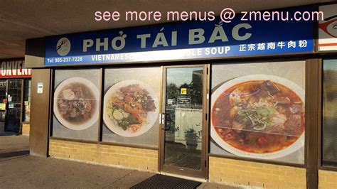 Online Menu Of Pho Tai Bac Restaurant Richmond Hill Ontario L C M Zmenu