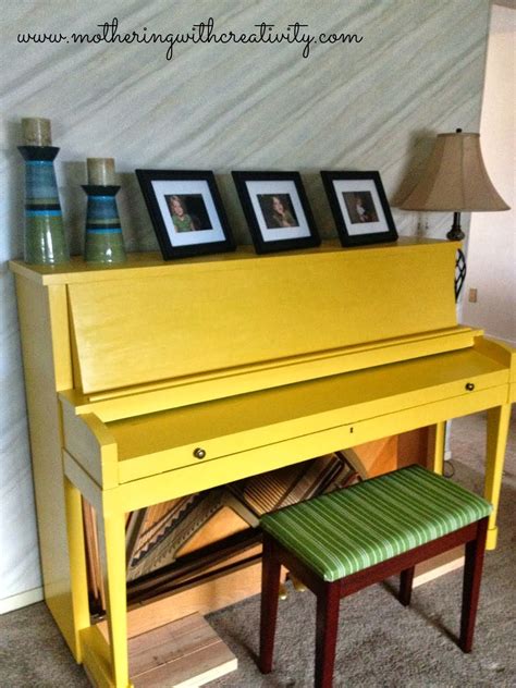 Mothering With Creativity How To Paint A Piano With A Laminate Finish