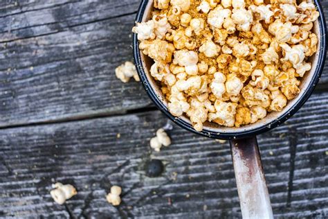 This Homemade Campfire Popcorn Is Cheesy And Smoky Perfect For