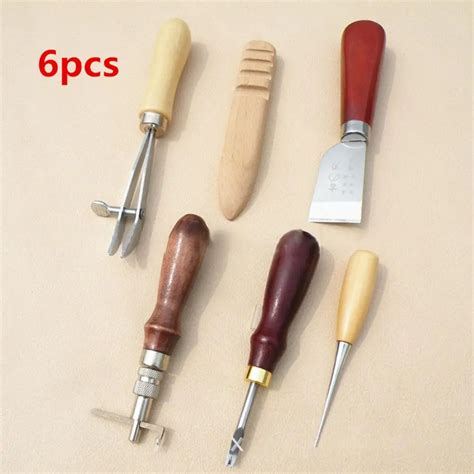 Leather Craft Tool Kit Leather Hand Sewing Tool Punch Cutter Diy Set 40b