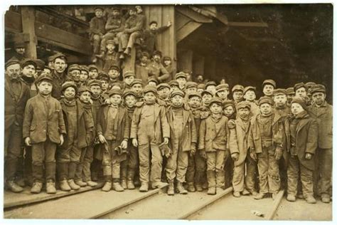Breaker Boys Who Sort Coal By Hand At Ewen Breaker Of Pennsylvania