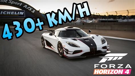 Forza Horizon 4 Koenigsegg One 1 Top Speed 430 Kmhr Youtube