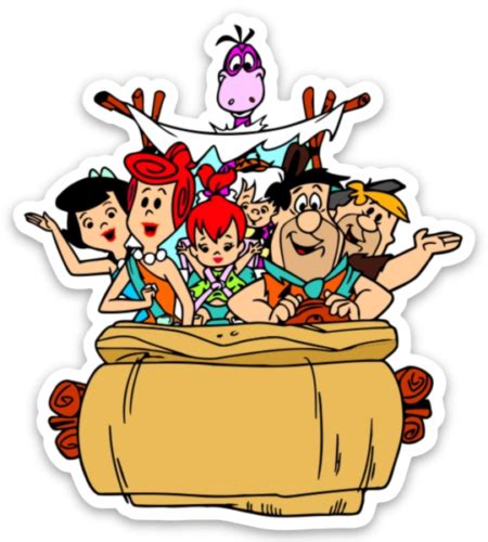 The Flintstones Magnet Fred Wilma Barney Betty Pebbles Ebay