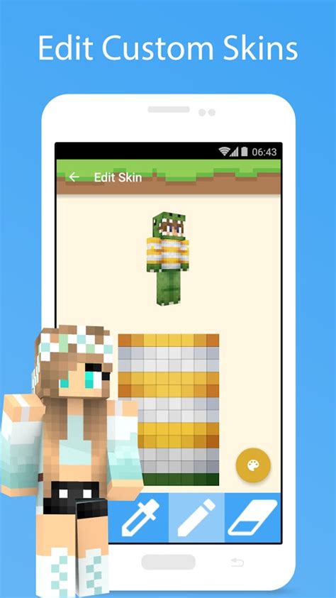 5 Aplikasi Terbaik Membuat Skin Minecraft Pe Di Android Mcpe Turbo