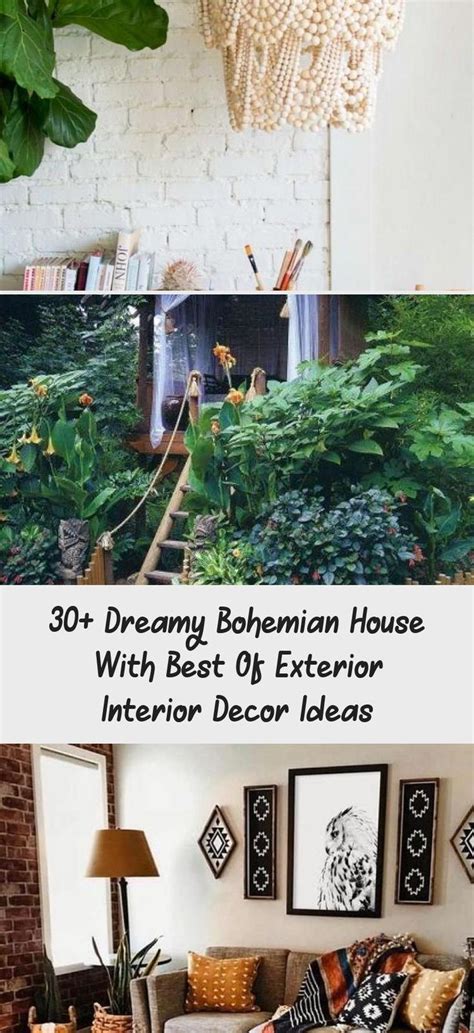 30 Dreamy Bohemian House With Best Of Exterior Interior Decor Ideas