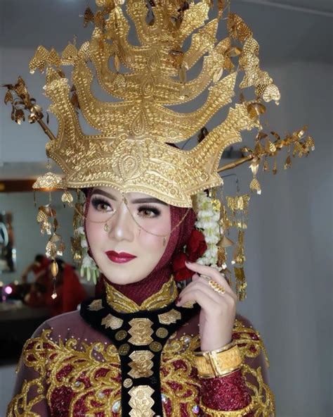 Baju Adat Mandailing Berhijab Desain Baju Pengantin Pesta Dan Kondangan