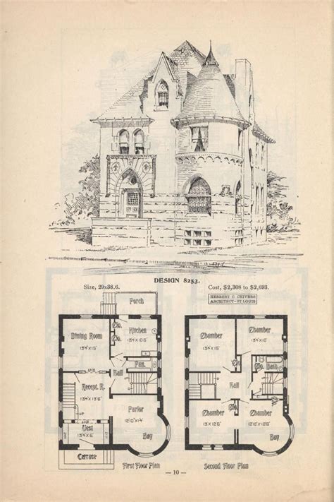 Small Gothic Cottage Plans Gothic House Plan George Morris