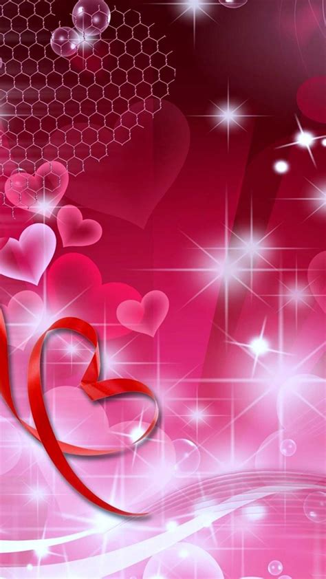Pink Heart Wallpapers 70 Images